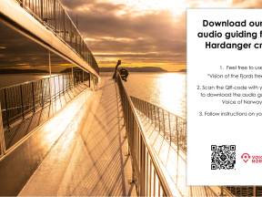 Reklame VON Hardanger liggende